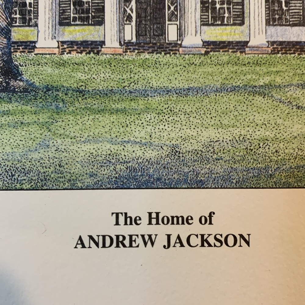 International Archives Ltd. The Home of Andrew Jackson Print Size 8x10 W/COA New - Picture 3 of 6